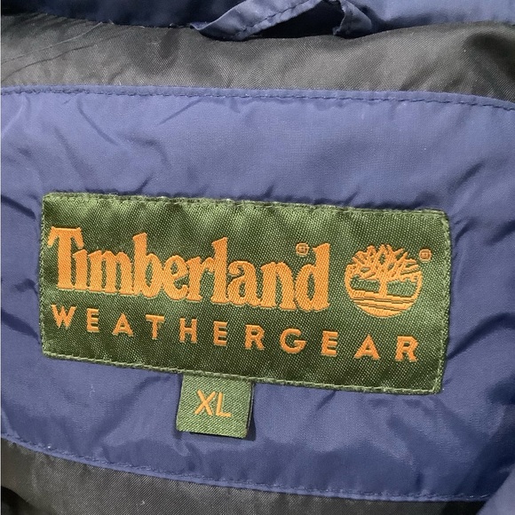 Timberland Duck Down Jacket Weathergear Puff Nylon - Picture 3 of 4
